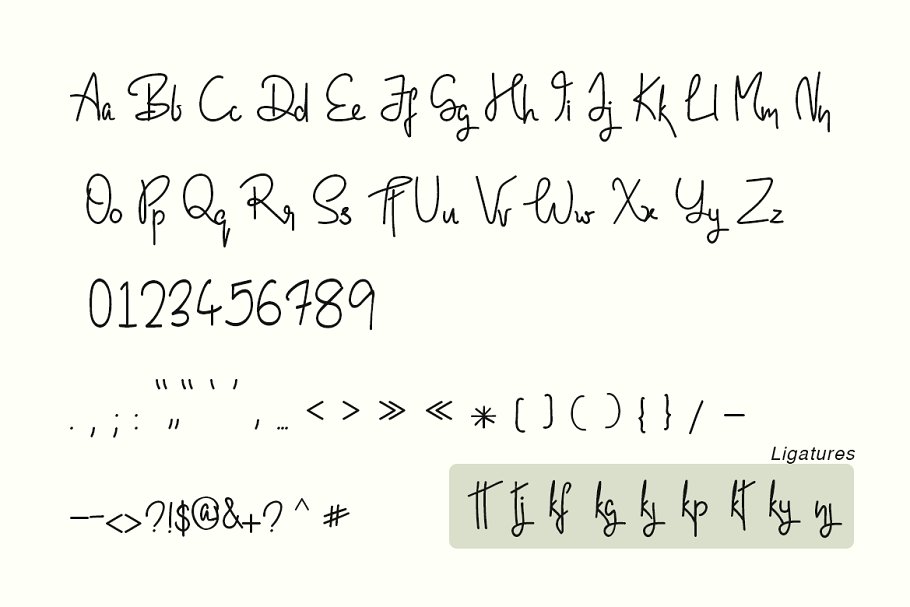 Example font Norletta #2